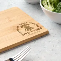 Freedom Bell 1776–2026 Patriotic Family Edition  Engraved Cutting Board