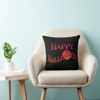 Happy Halloween Throw Pillow