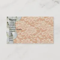 Lace and Buttons Business Card