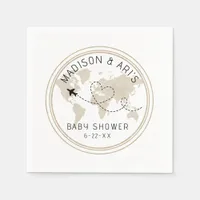 Travel Adventure Baby Shower Napkins