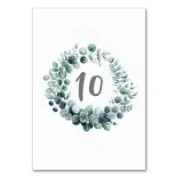 Abstract Eucalyptus Botanical Table Number