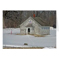 One Room School in Winter