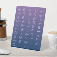 Katakamuna Chart Pedestal Sign