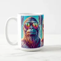 Cool Bigfoot in Hip Sunglasses Coffee Mug