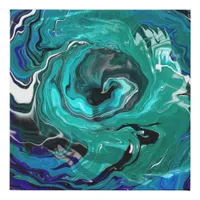 Blue Eternity | Abstract Art Faux Canvas Print