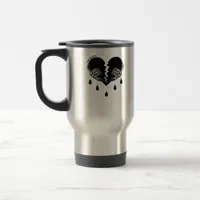 Tear Me Apart Emotional Dark Tone Travel Mug
