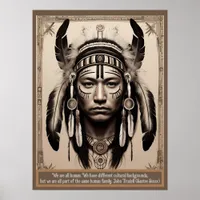 Wisdom from Native American Voices Poster