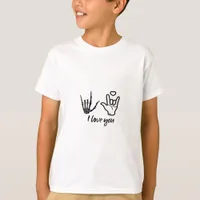 Hands Forming - Skeleton Heart Hands  T-Shirt