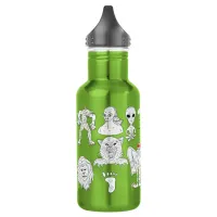 UFO, Alien, Bigfoot, Mothman, Dogman, Cryptids    Stainless Steel Water Bottle