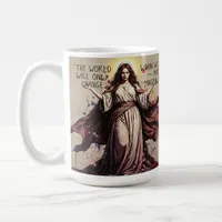Vintage Art Mary Magdalene Quote  Coffee Mug