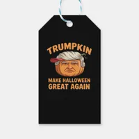 Halloween Trumpkin Make Halloween Great Again Funn Gift Tags