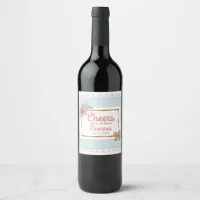 Cheers Personalized Wedding Wine Bottle Labels