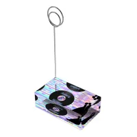 Customizable Disco Wedding Table Card Holder