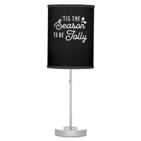 Tis The Season To Jolly Retro Style Table Lamp