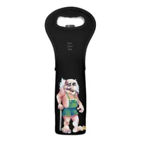 Scandinavian Funny Looking Ogre Troll Wine Bag