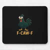 F-Caw-F Chicken Classic Vintage Style Mouse Pad