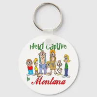 Held Captive in Montana Keychain