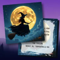 Wishing You a Wicked Halloween | Witch Card