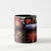 Fireworks Collection Two-Tone Coffee Mug