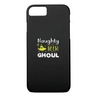 Naughty Little Ghoul Funny Halloween Design iPhone 8/7 Case