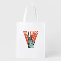 No Kings Statue Of  Protest  American Classic Grocery Bag