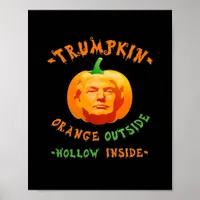 Trumpkin Funny Halloween Classic Poster