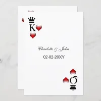 vegas wedding invitation