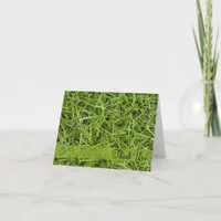 Green Grass Thank You Card