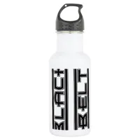 Martial Arts Bold Black Belt Water Bottle