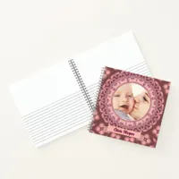 Sweet Pink Country Lace Baby Daughter Photo Notebook