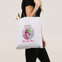 Hottie Shots Club Preppy Flamingo Bachelorette Tote Bag