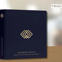 Elegant Business Binder with Custom Logo