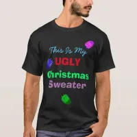 Funny "Ugly Christmas Sweater" Men's Shirt