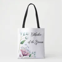 Elegant Floral Wedding Soft Botanical Romance Tote Bag