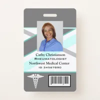 Doctor or nurse Name Badge Scanner Code