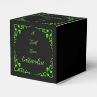 Halloween Slime Green  Favor Boxes