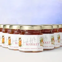 Fresh off the Market Bridal Shower Favor Honey Jar Favors