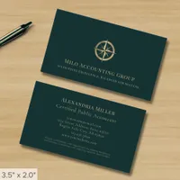 Accountant Professional Luxury Logo Business Card