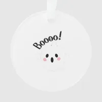 A Cute White Boo Creative Casual Ornament