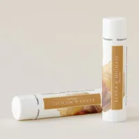 Amber Brandy Abstract Ink Wedding Favors ID1089 Lip Balm