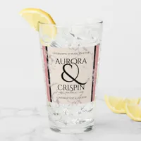 Elegant 37th Alabaster Wedding Anniversary Glass