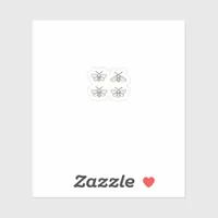 Cottagecore Moths Classic Sticker