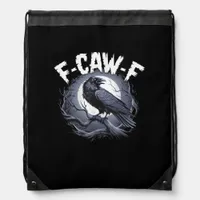 F-Caw-F Minimal Clean Drawstring Bag
