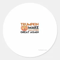 Halloween Trumpkin Funny – Classic Maga Costume De Classic Round Sticker