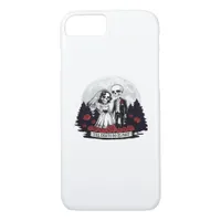 Horror Valentines Day Skeleton Couple Till Death D iPhone 8/7 Case