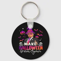 Funny  Make Halloween Great Again Keychain