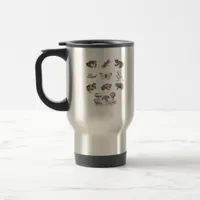 Cottagecore Aesthetic Mushroom Academia Frog Gobli Travel Mug