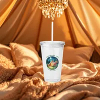 Rustic Camp Bride Personalized  Acrylic Tumbler