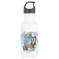 Winter Walk Stainless Steel Water Bottle