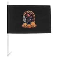 It’s Fall Y’all Halloween Autumn Funny Quote Car Flag